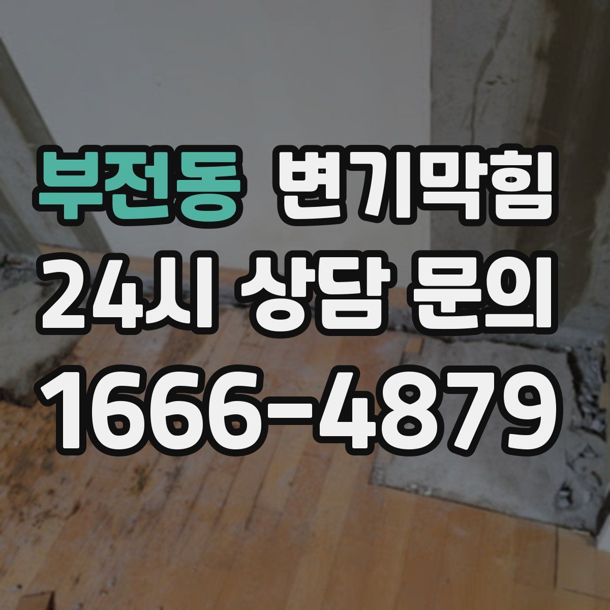 부전동 변기막힘