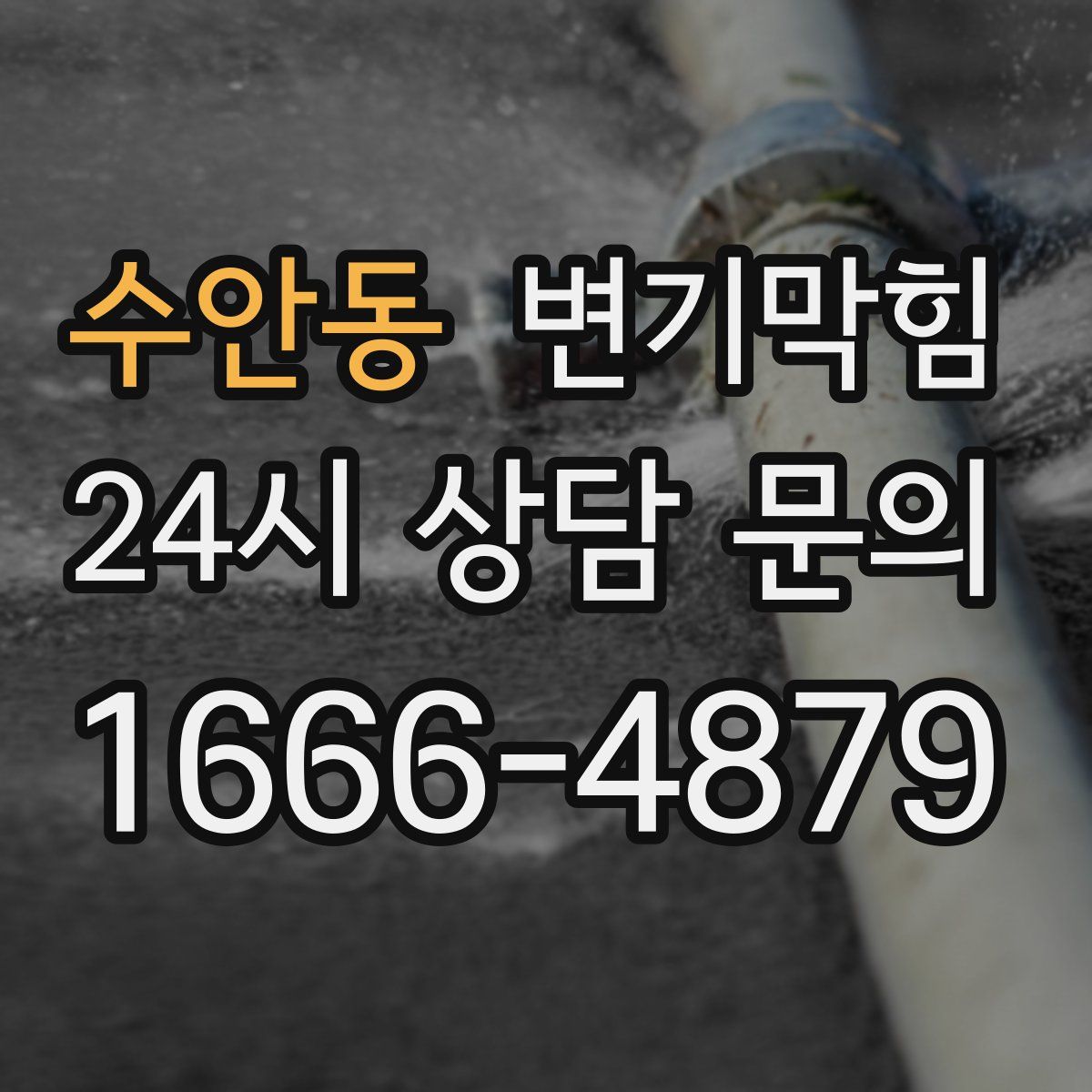 수안동 변기막힘