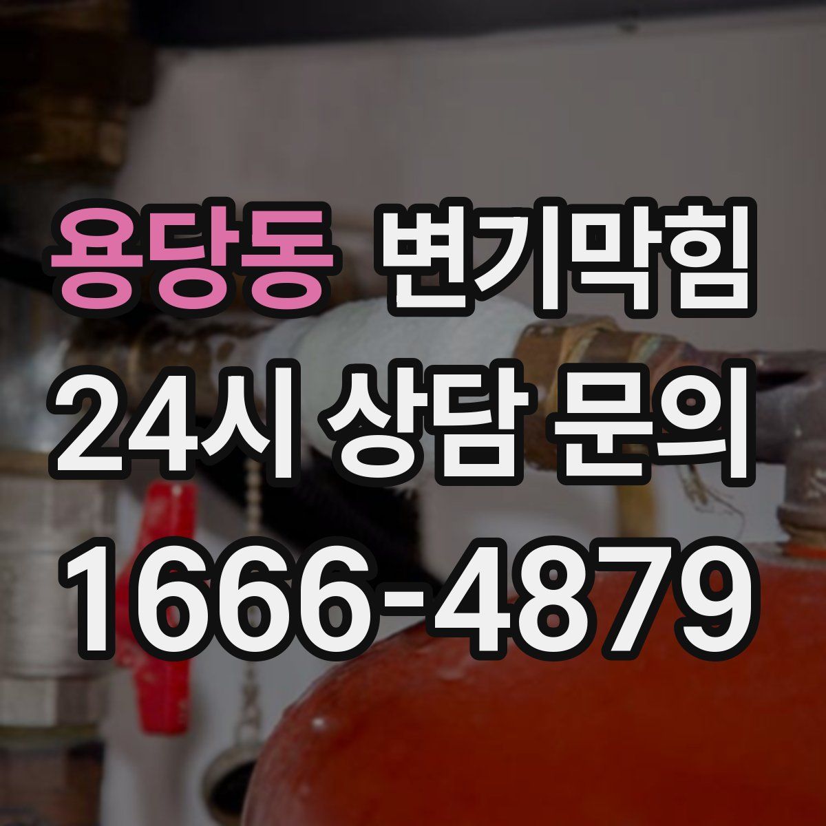 용당동 변기막힘