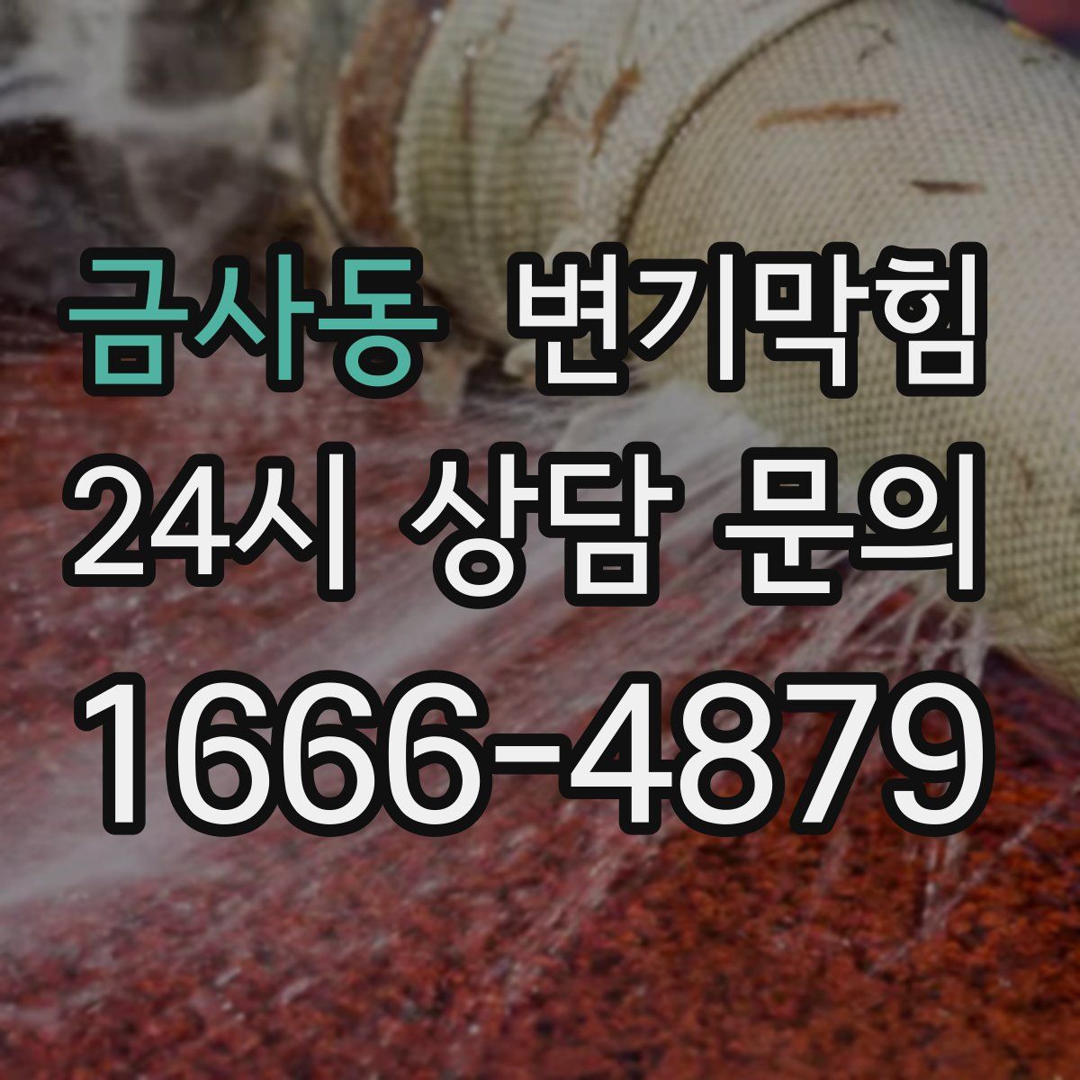 금사동 변기막힘