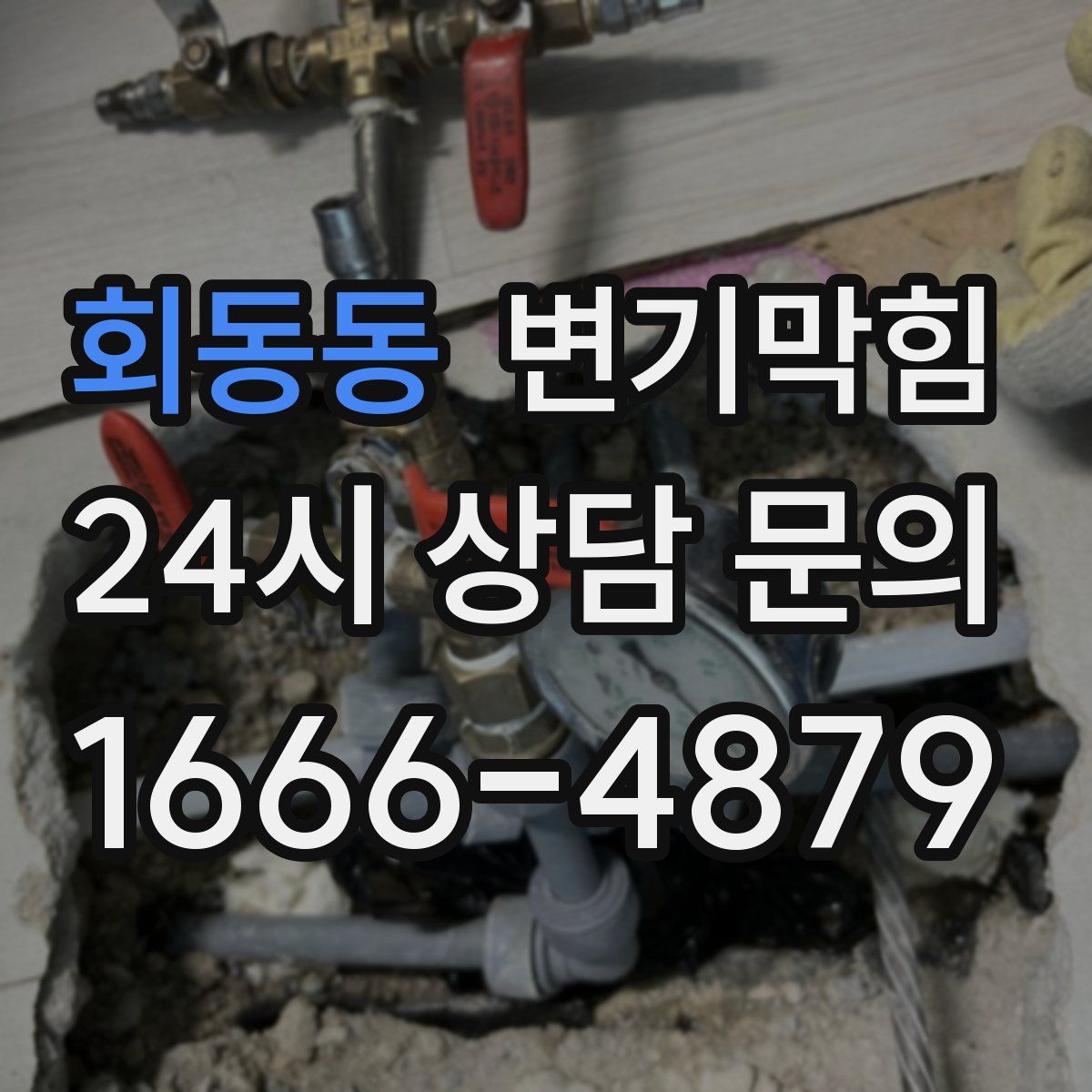 회동동 변기막힘