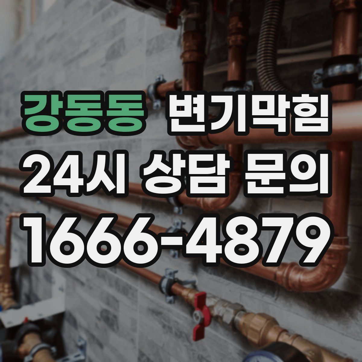 강동동 변기막힘