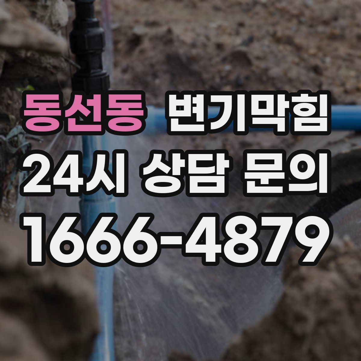 동선동 변기막힘