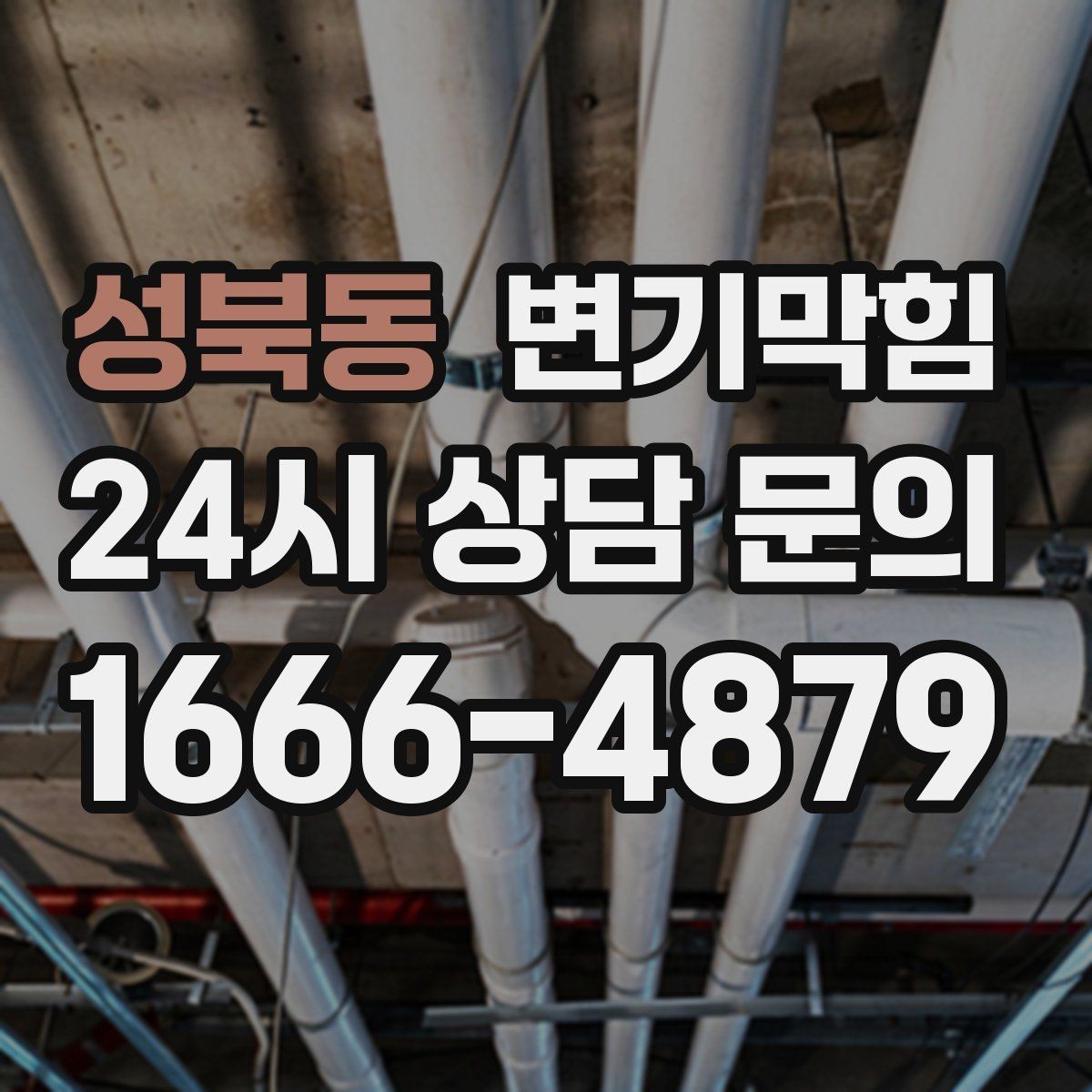 성북동 변기막힘 카페 변기뚫기 고객 대기 최소화