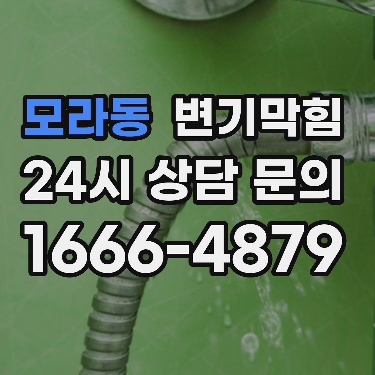 모라동 변기막힘 단독 주택 배수구막힘 바닥 젖음 차단