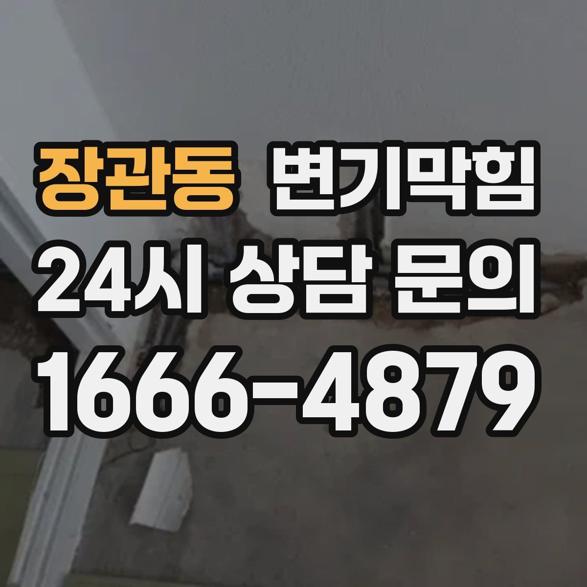 장관동 변기막힘