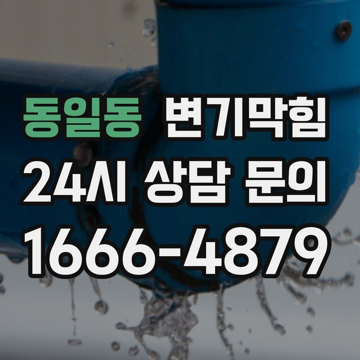 동일동 변기막힘 사무실 내시경으로 이물 회수