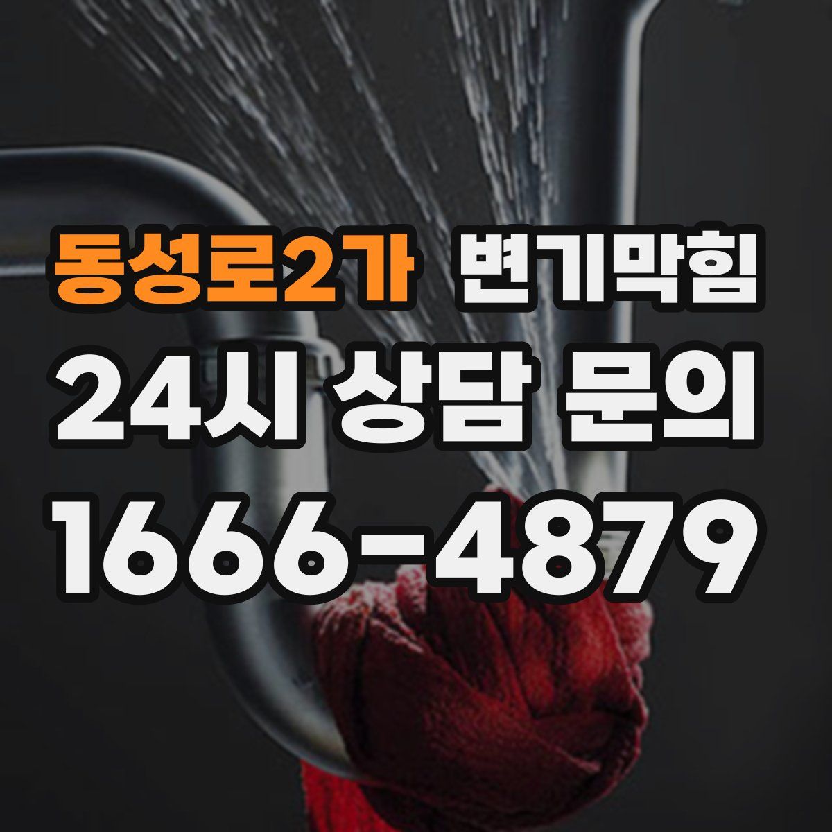 동성로2가 변기막힘