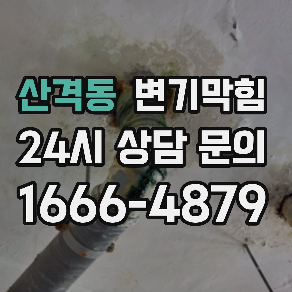 산격동 변기막힘 원룸 통기관 역풍 대응