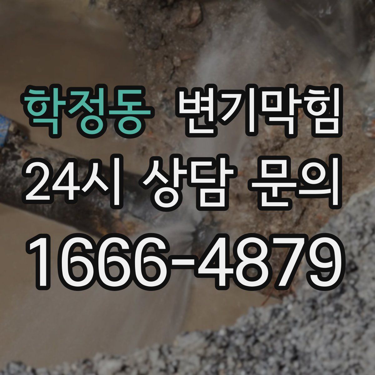 학정동 변기막힘