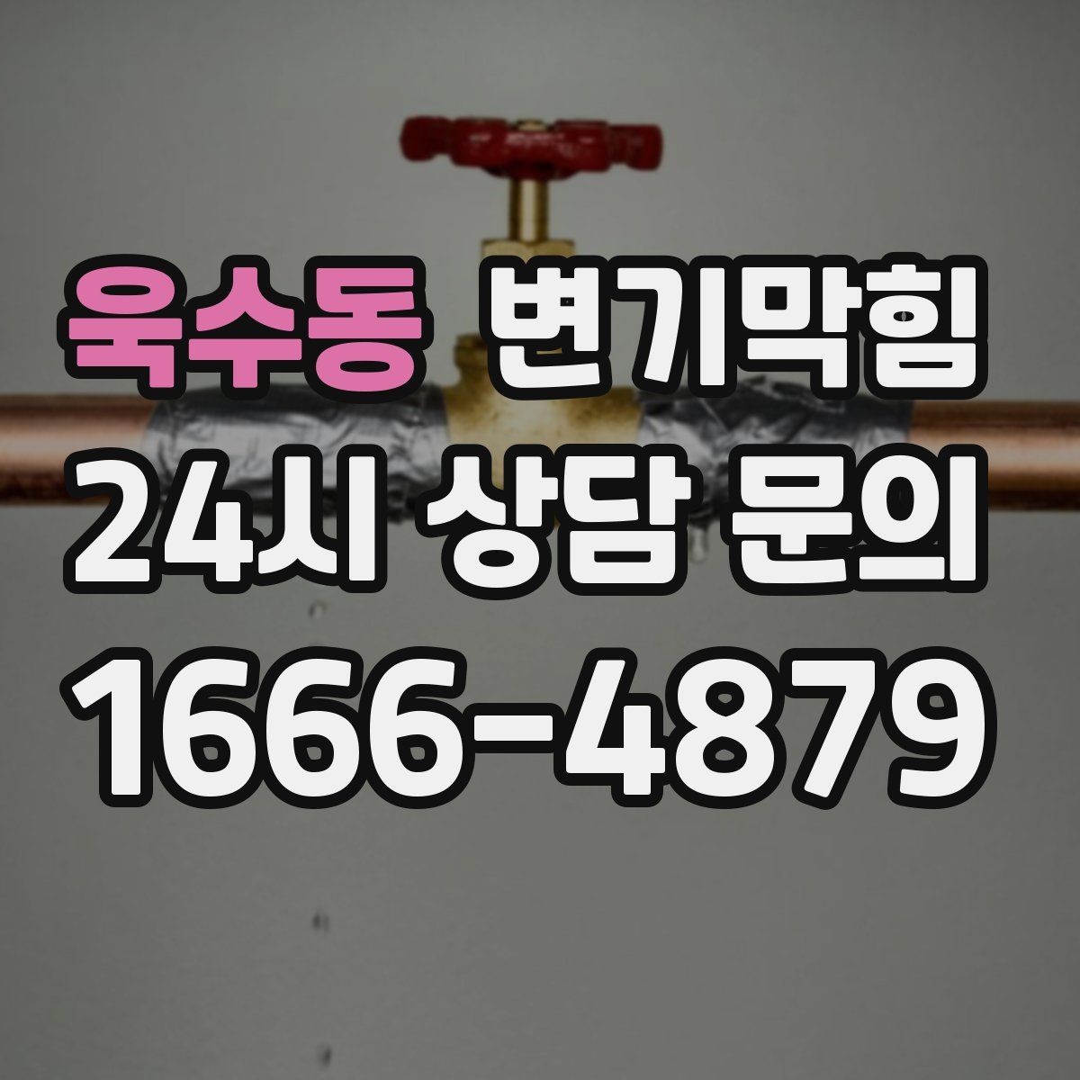 욱수동 변기막힘 상가 배수구막힘 고객 민원 제로