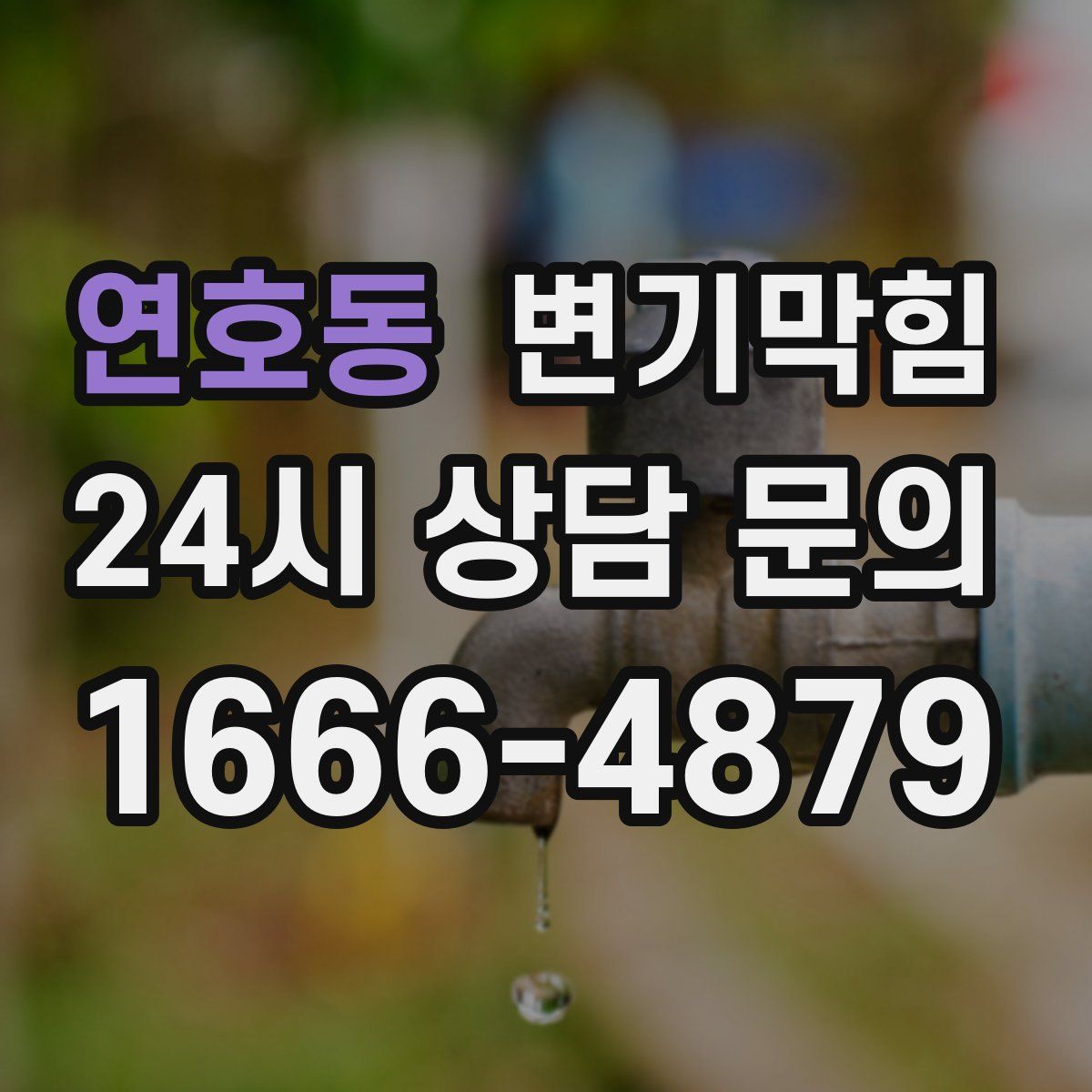 연호동 변기막힘