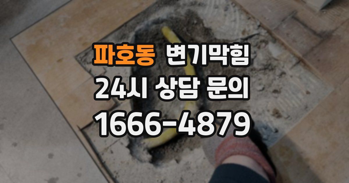파호동 변기