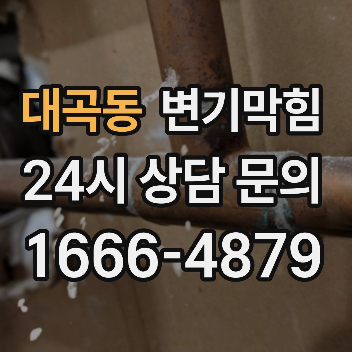 대곡동 변기막힘 상가 화장실뚫기 전후 수치 비교