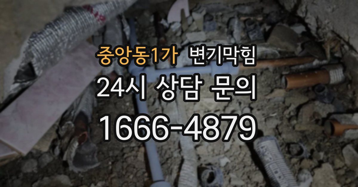 중앙동1가 변기