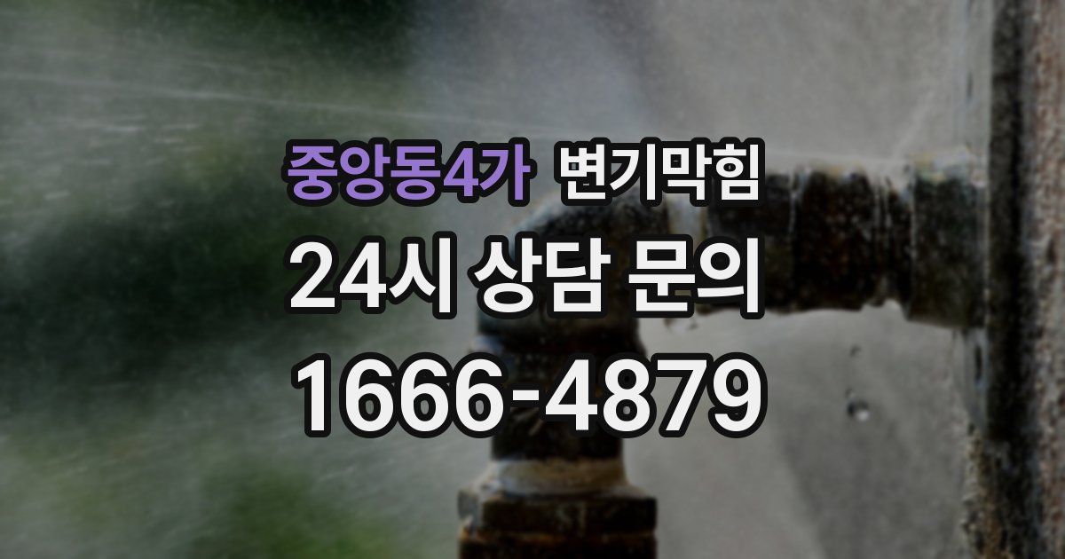 중앙동4가 변기