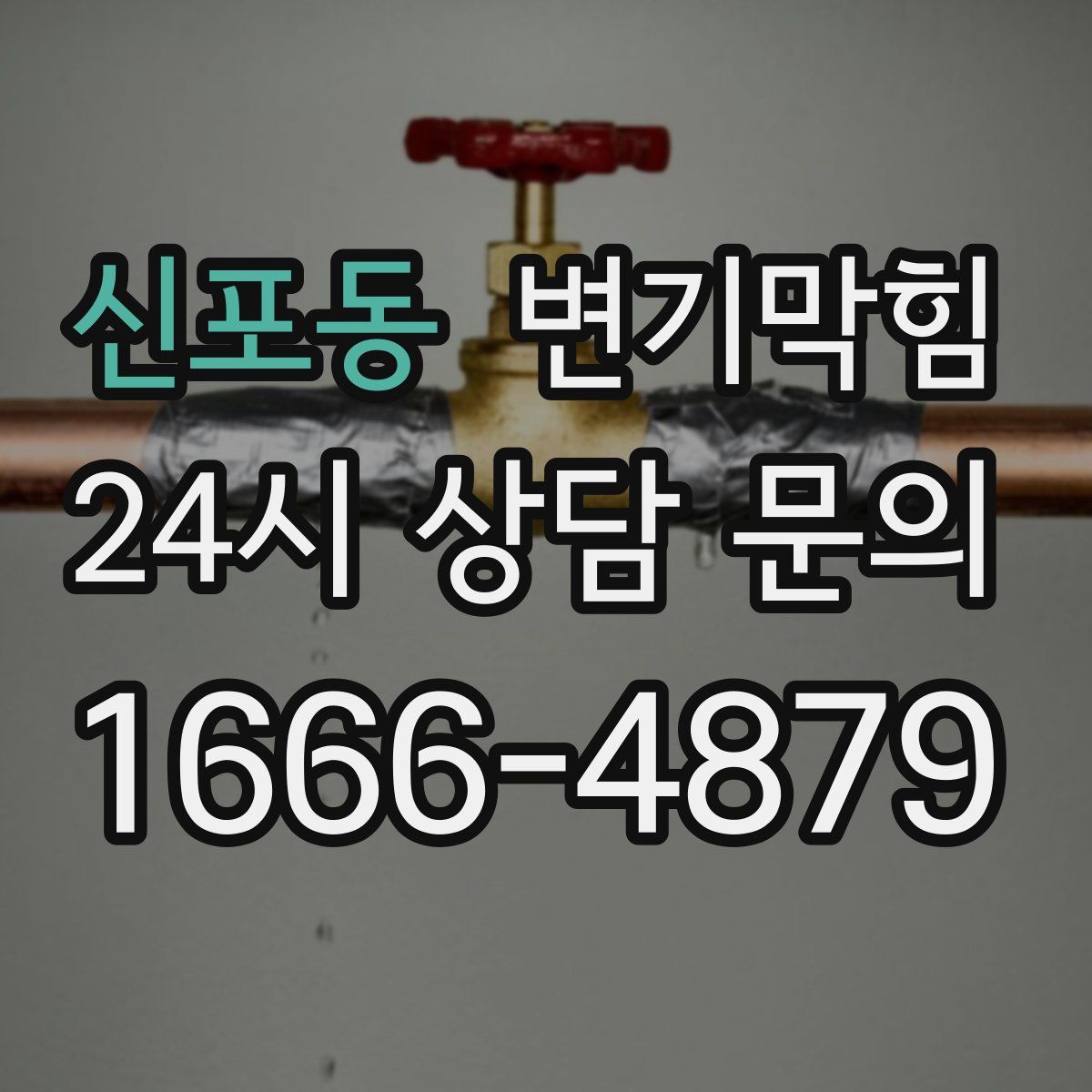 신포동 변기막힘