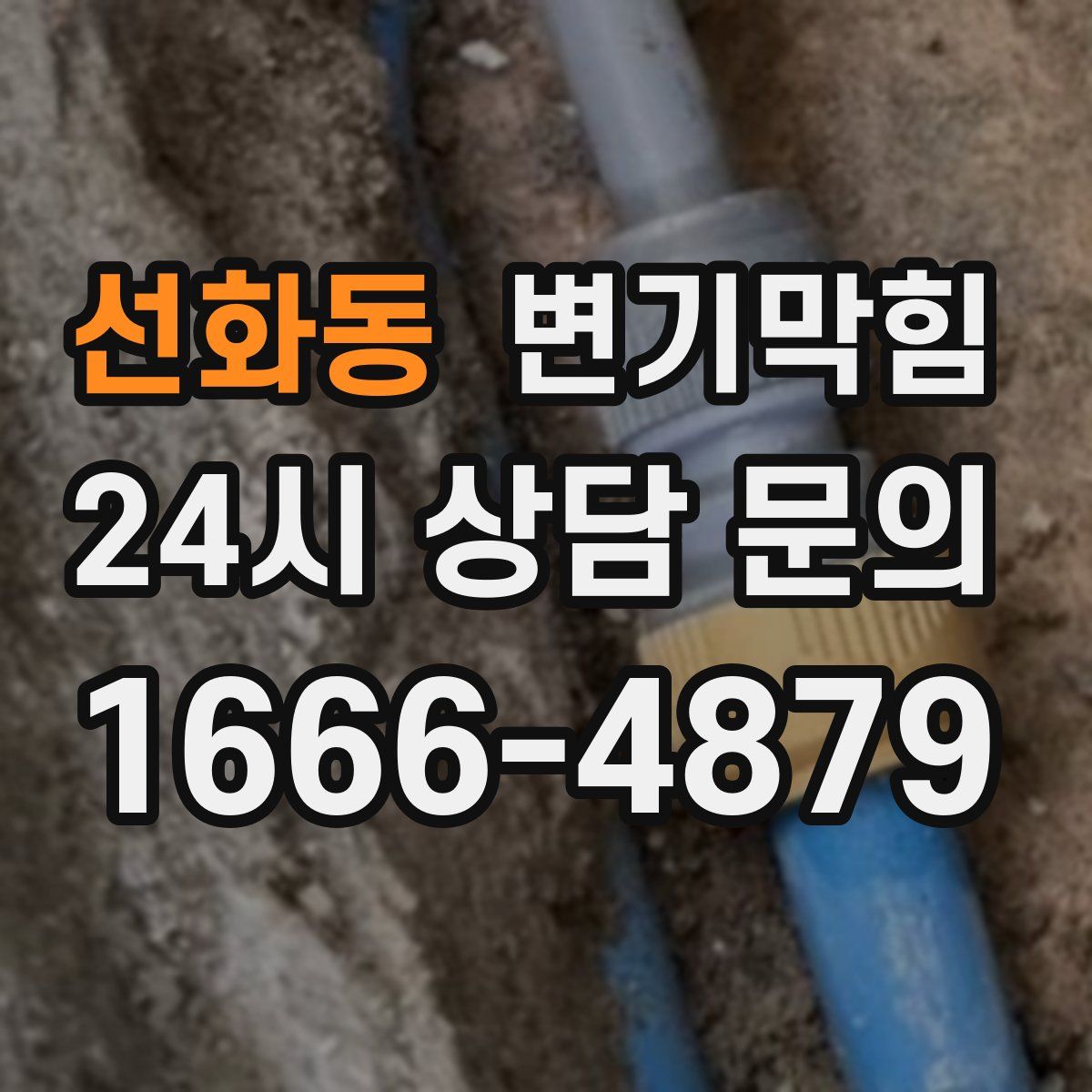 선화동 변기막힘