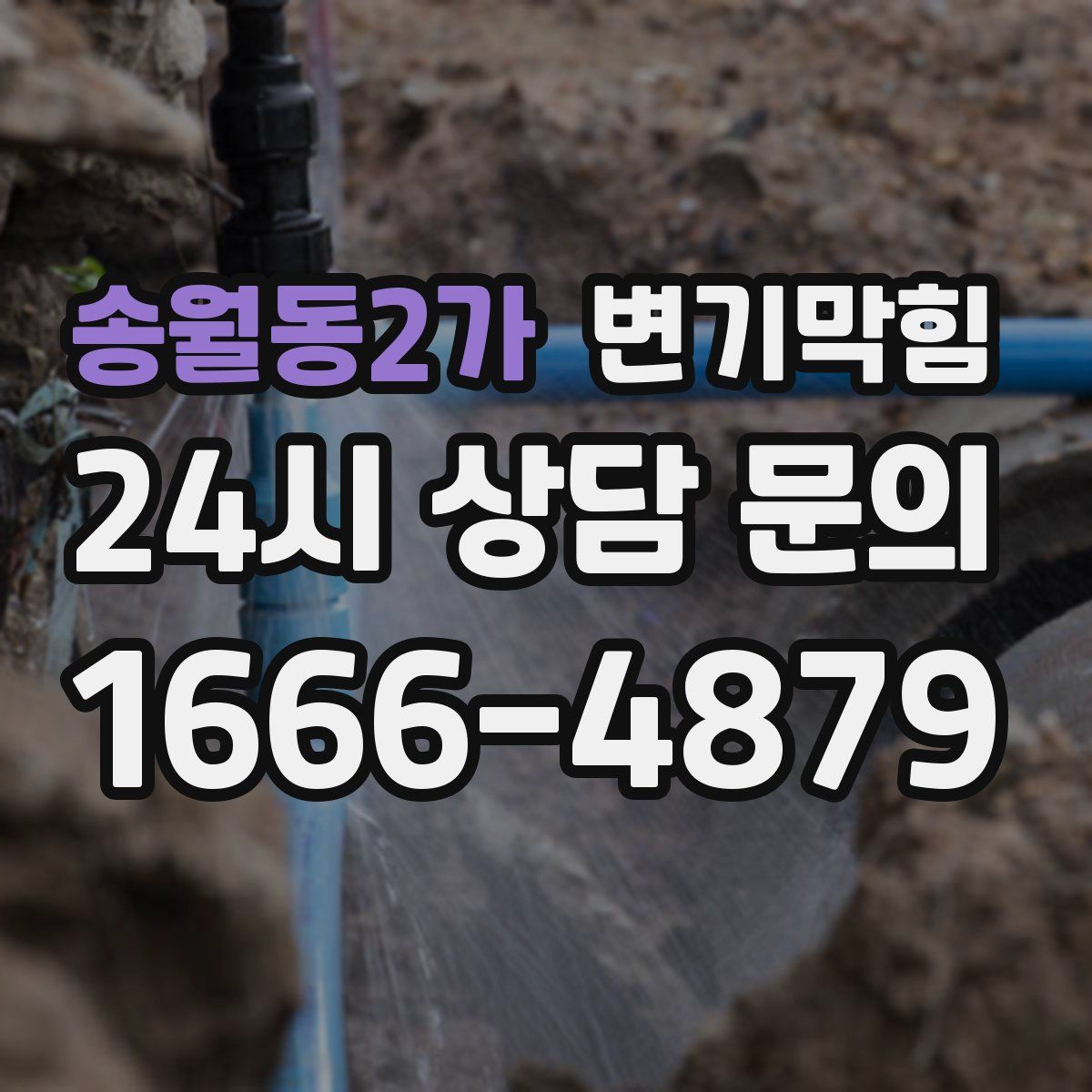 송월동2가 변기막힘