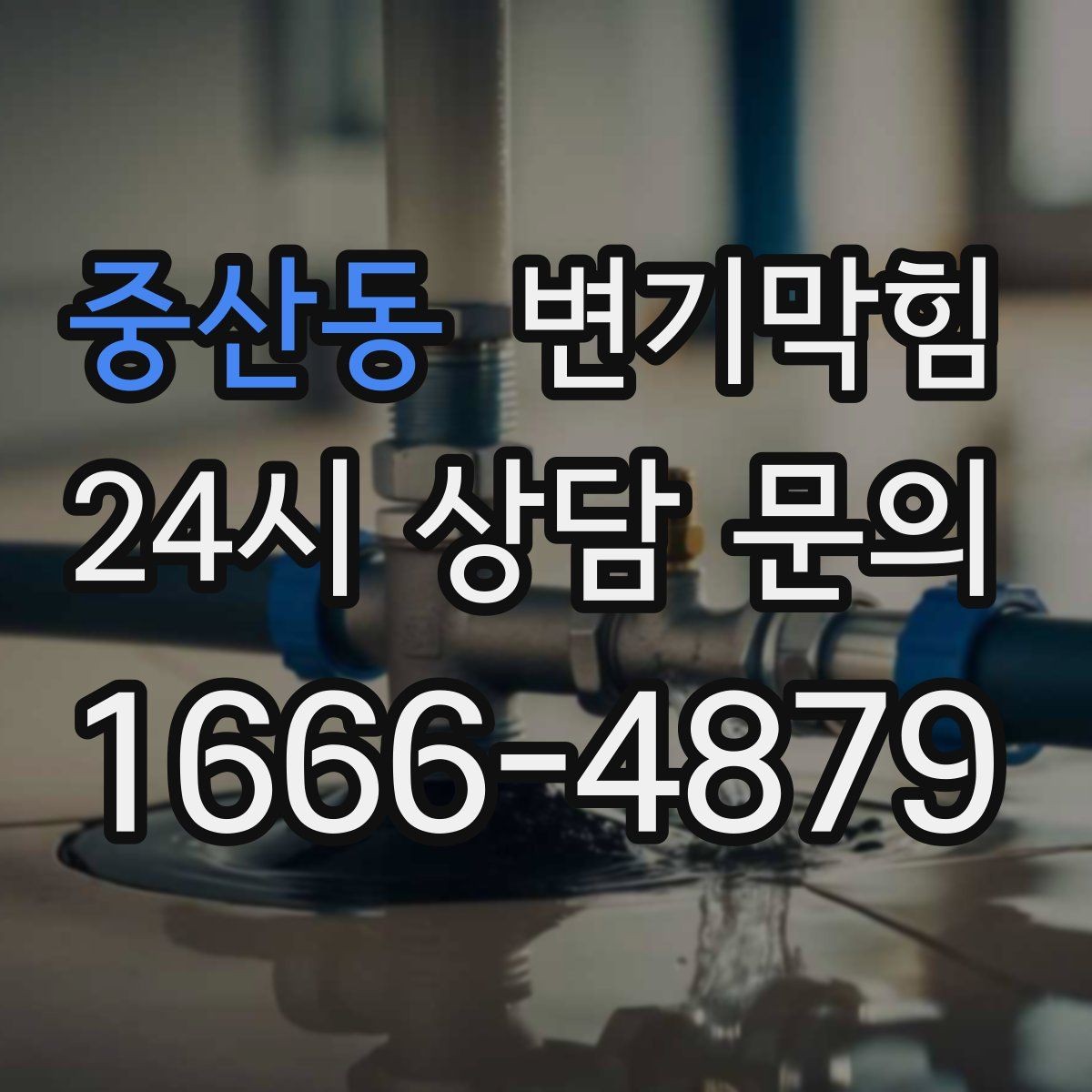 중산동 변기막힘 미용실 배수구막힘 헤어 트랩 업그레이드