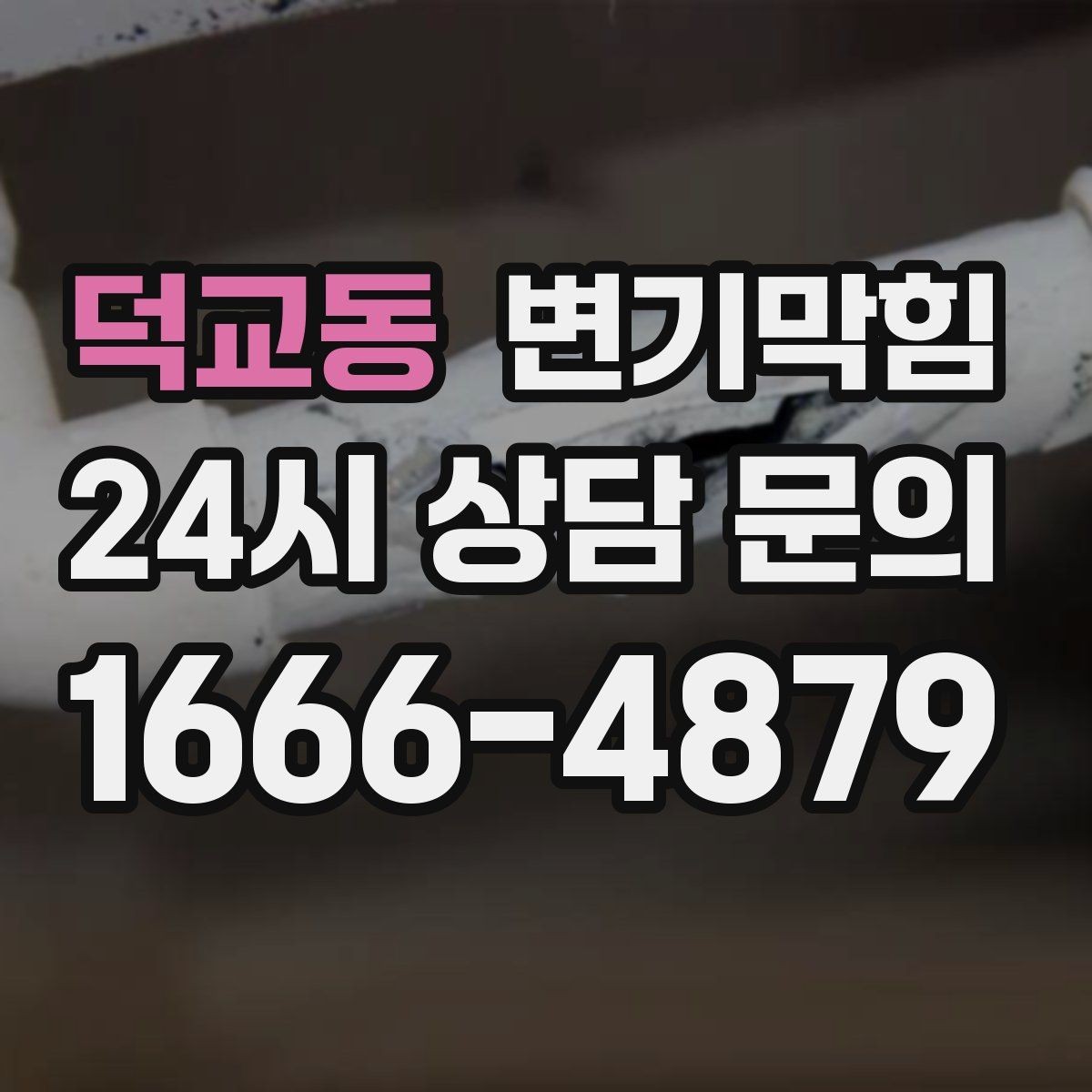 덕교동 변기막힘 변기가막혔을때 장시간 방치 위험
