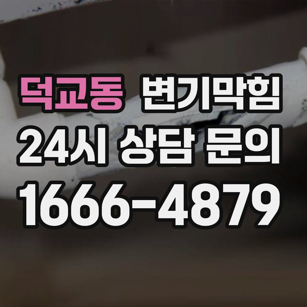 덕교동 변기막힘