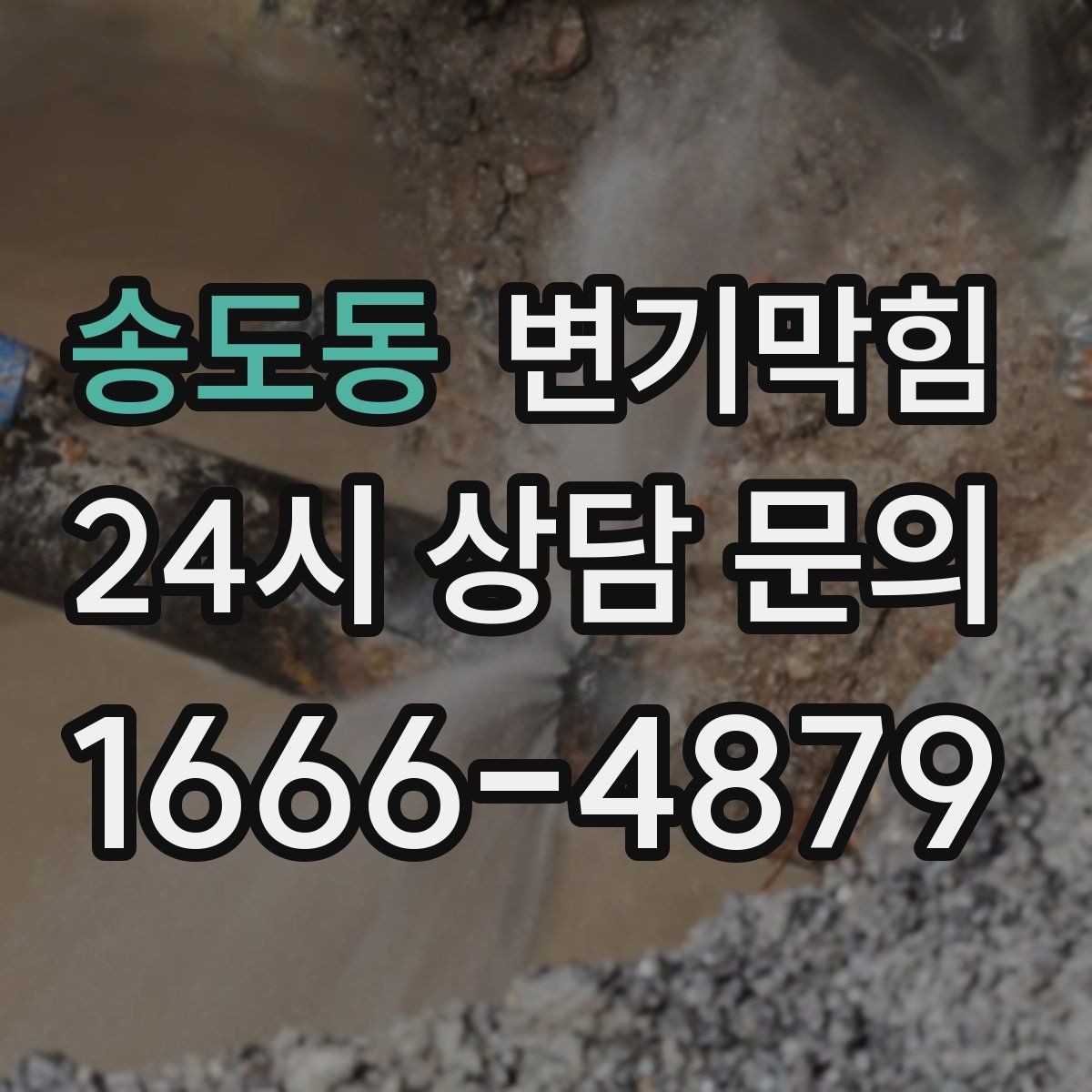 송도동 변기막힘 카페 변기뚫기 오픈 전 20분 복구기