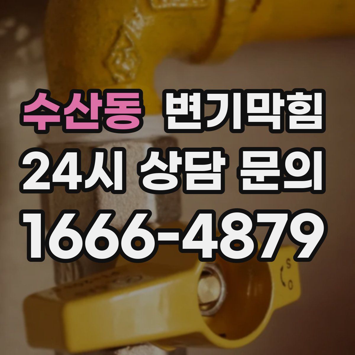 수산동 변기막힘