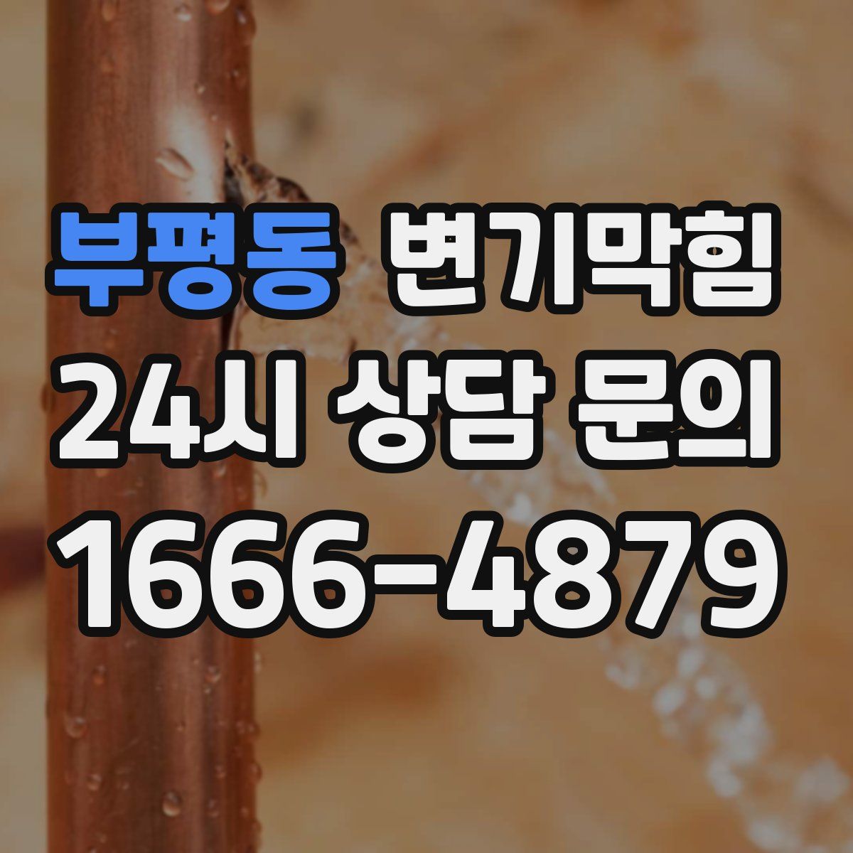 부평동 변기막힘