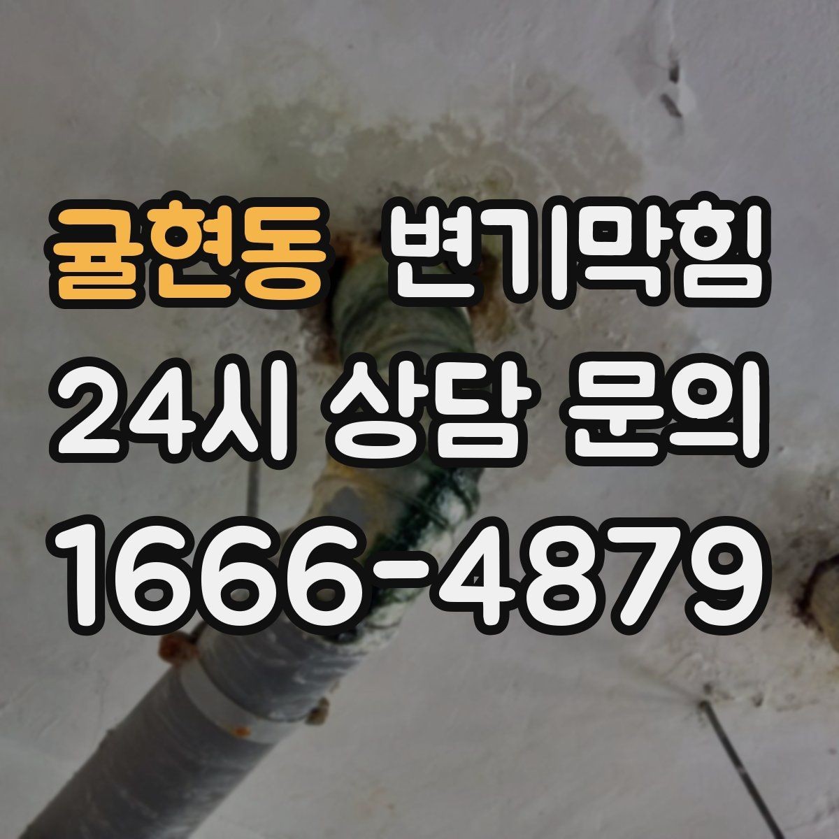 귤현동 변기막힘 빌라 장마 전 선제적 정비