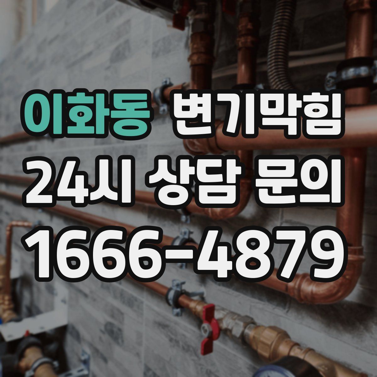 이화동 변기막힘