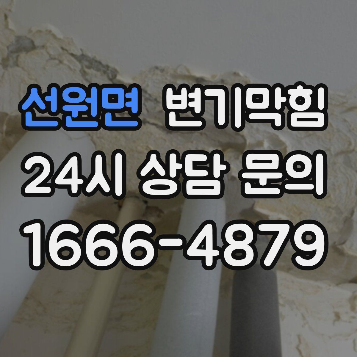 선원면 변기막힘