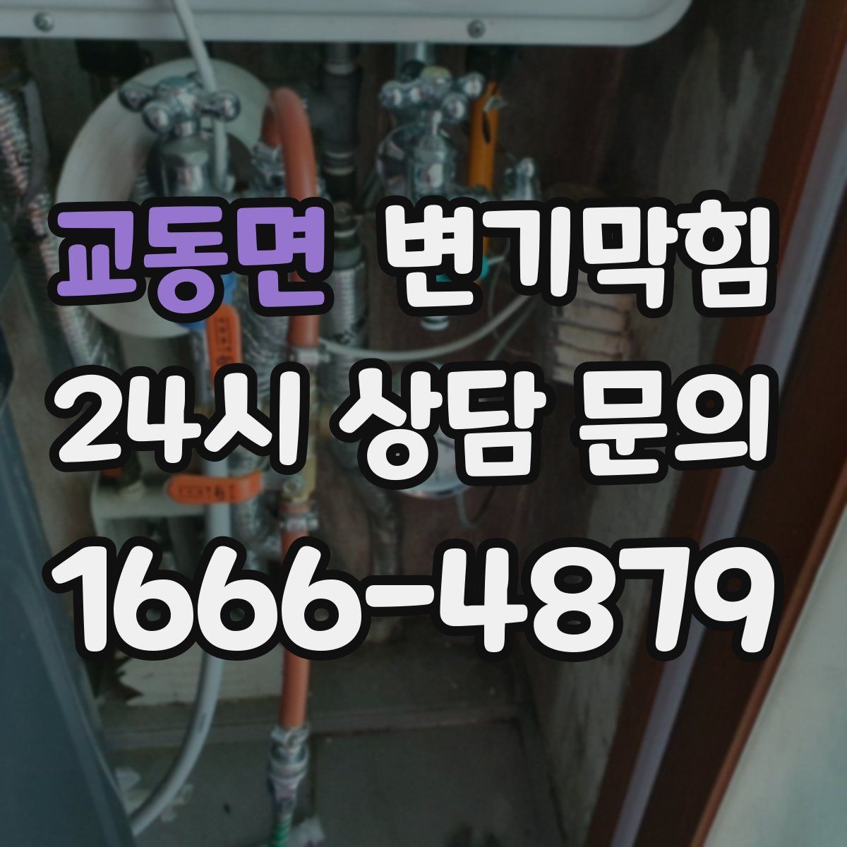 교동면 변기막힘