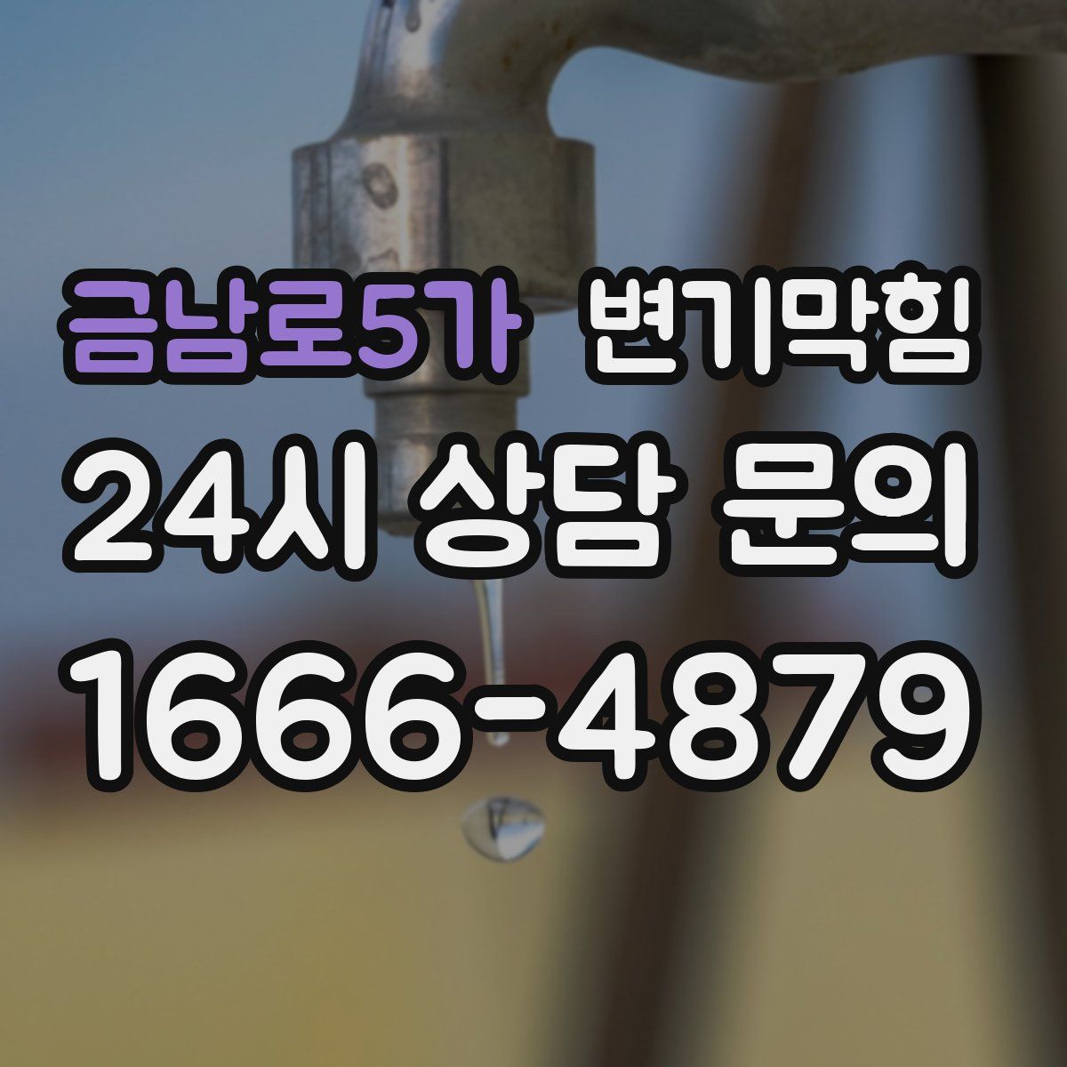 금남로5가 변기막힘