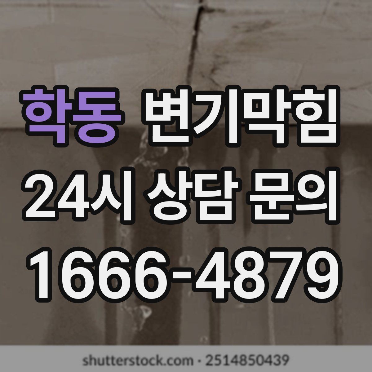 학동 변기막힘 원룸 내시경 병목 캡처