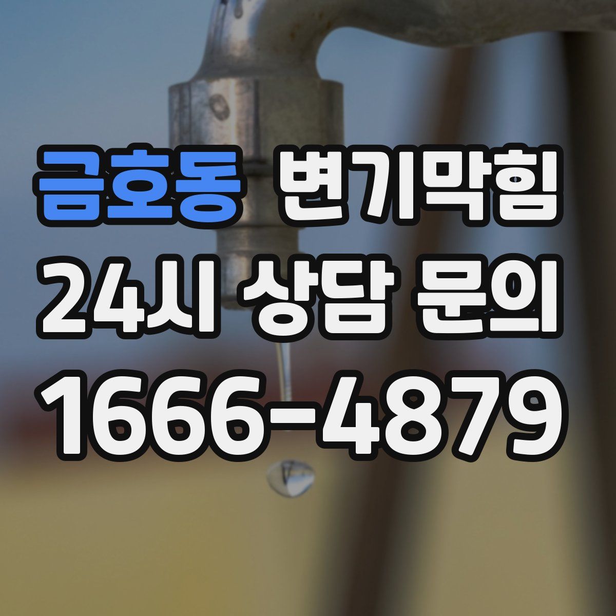 금호동 변기막힘
