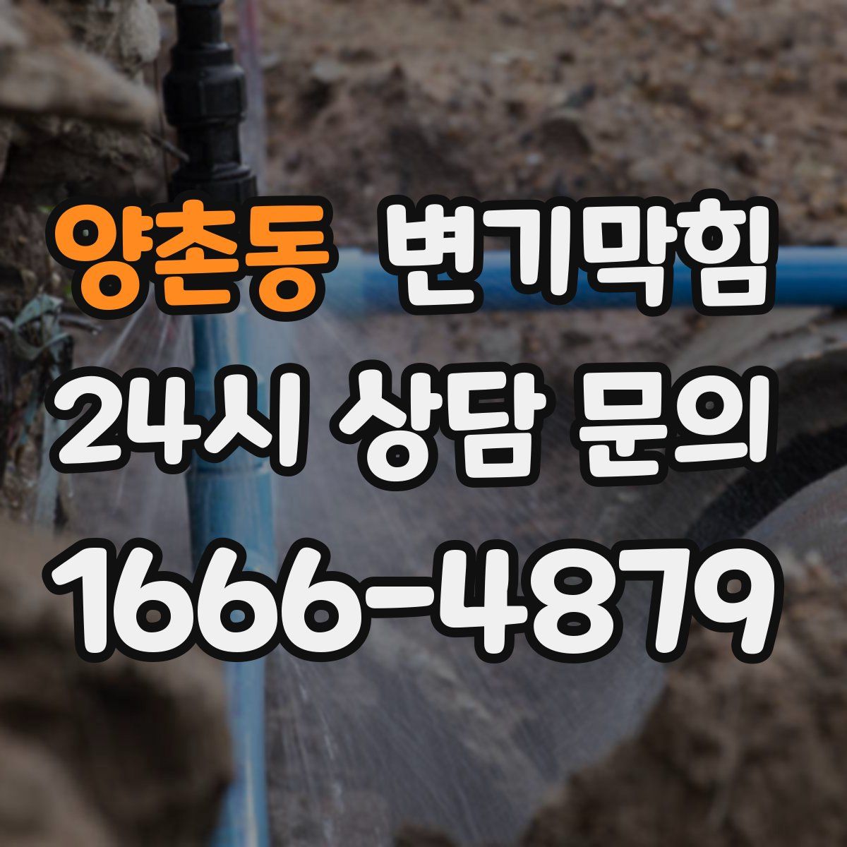 양촌동 변기막힘