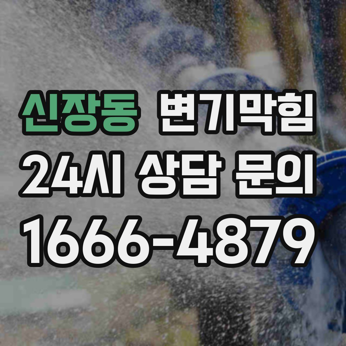 신장동 변기막힘