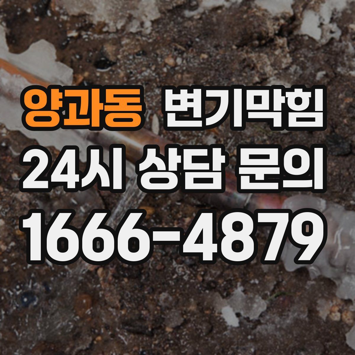 양과동 변기막힘