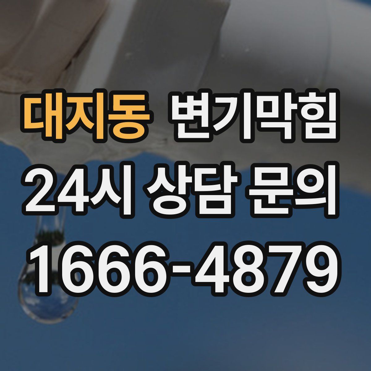 대지동 변기막힘