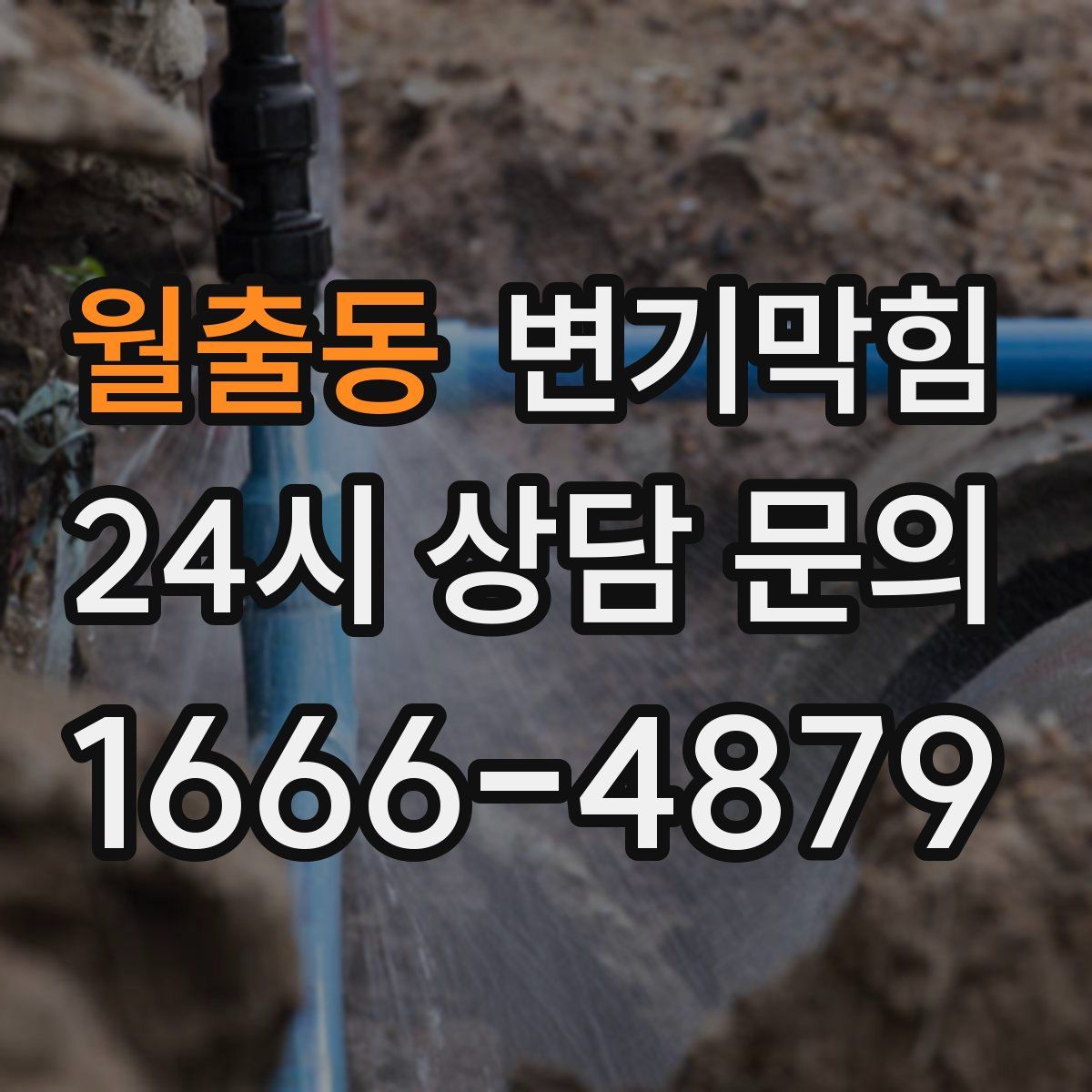 월출동 변기막힘