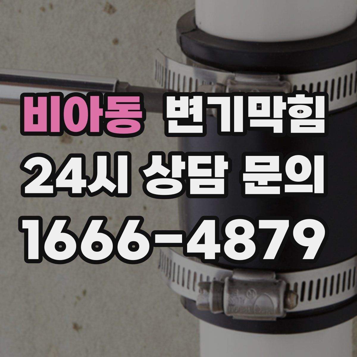 비아동 변기막힘