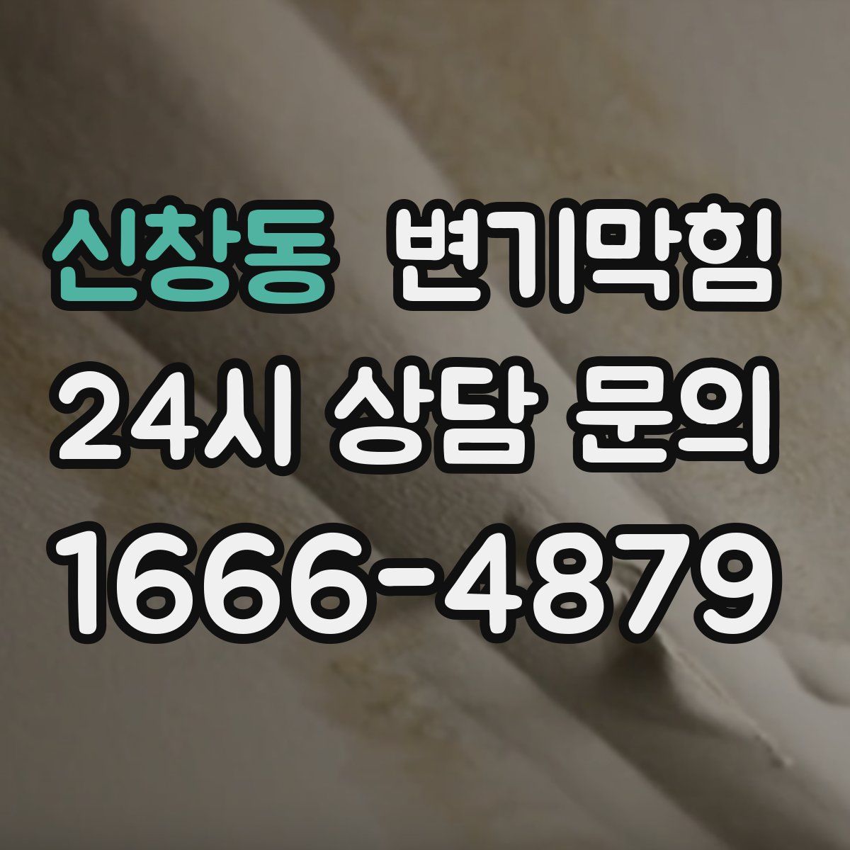 신창동 변기막힘