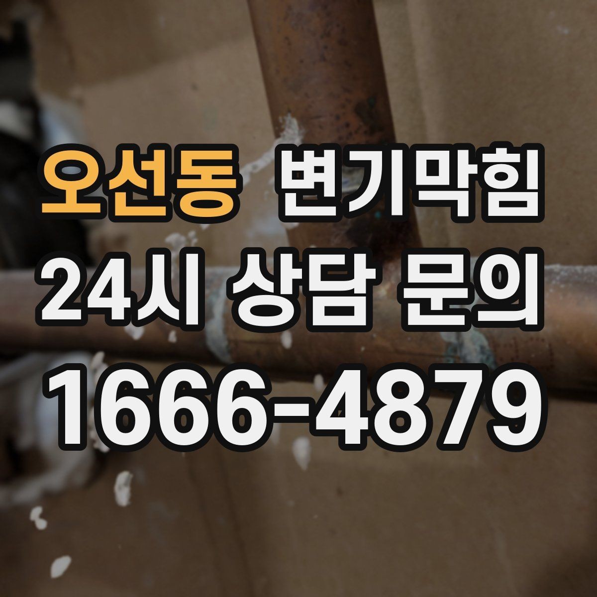 오선동 변기막힘 변기 뚫는 업체 합류부 막힘 설명하는 법