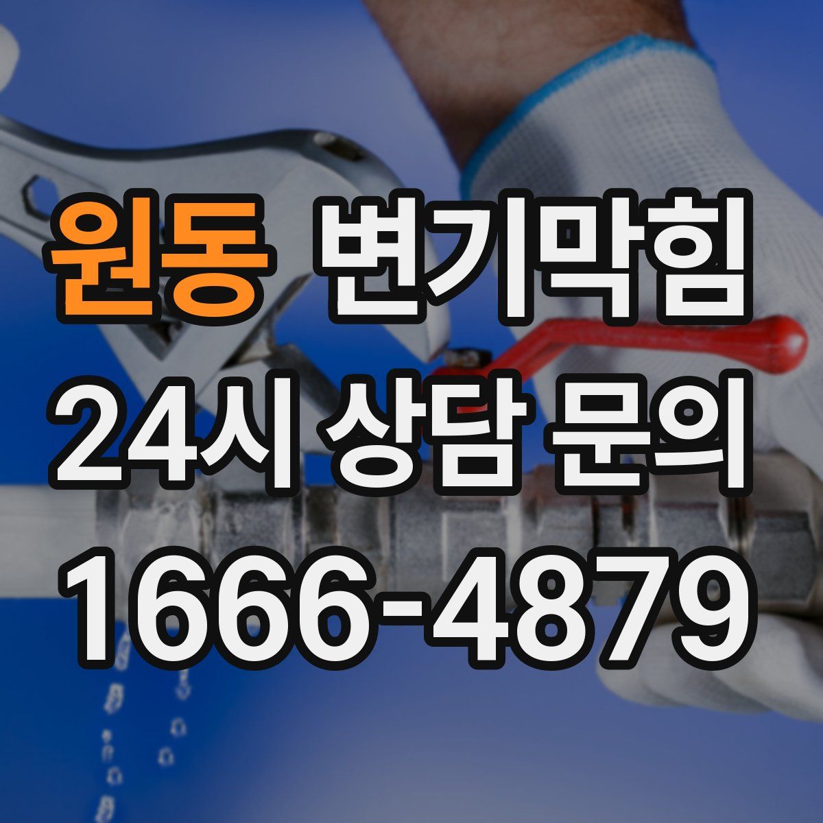 원동 변기막힘