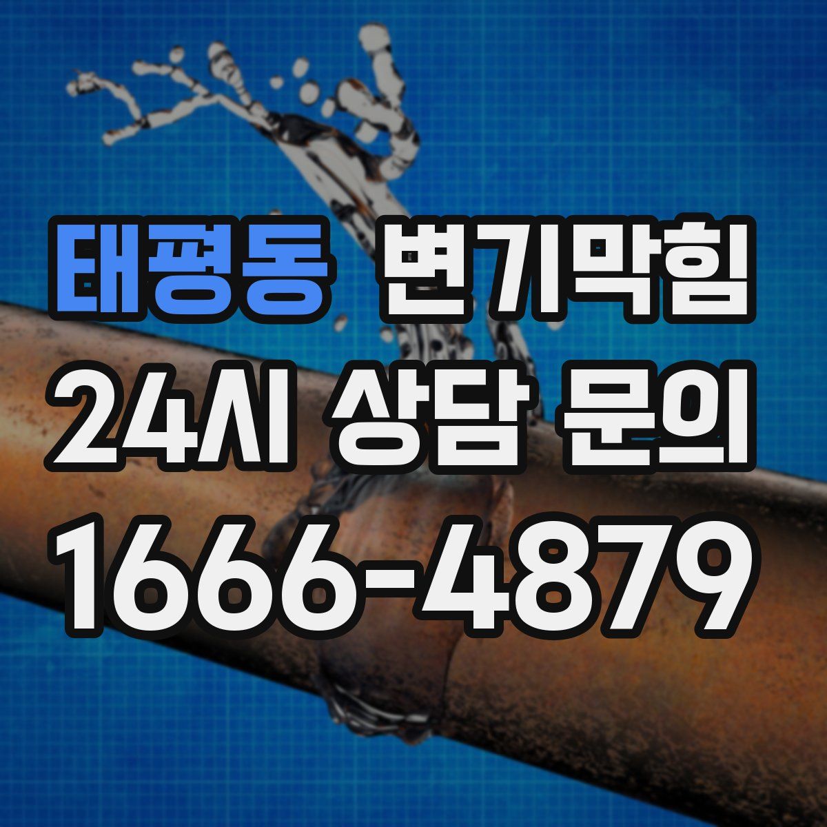 태평동 변기막힘