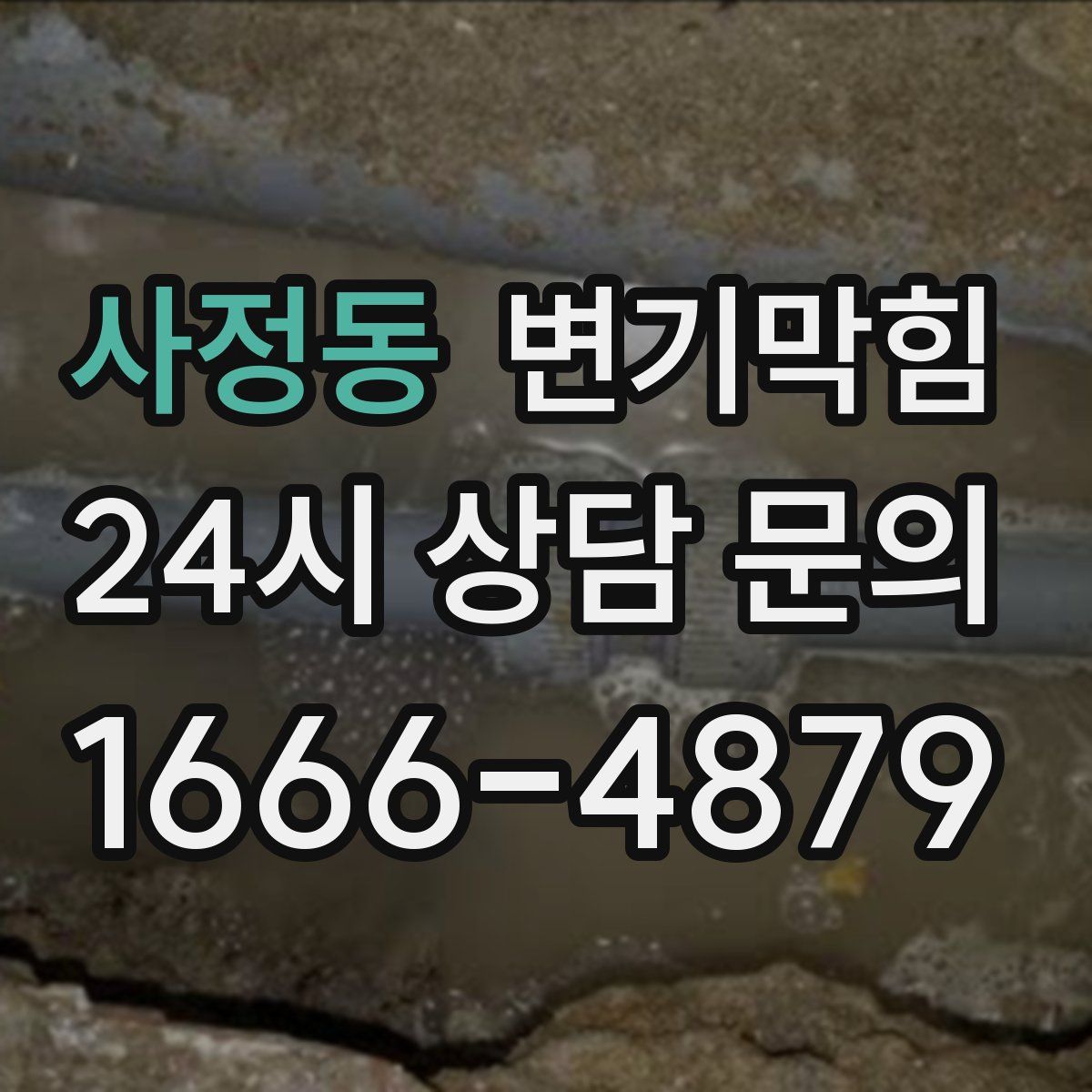 사정동 변기막힘