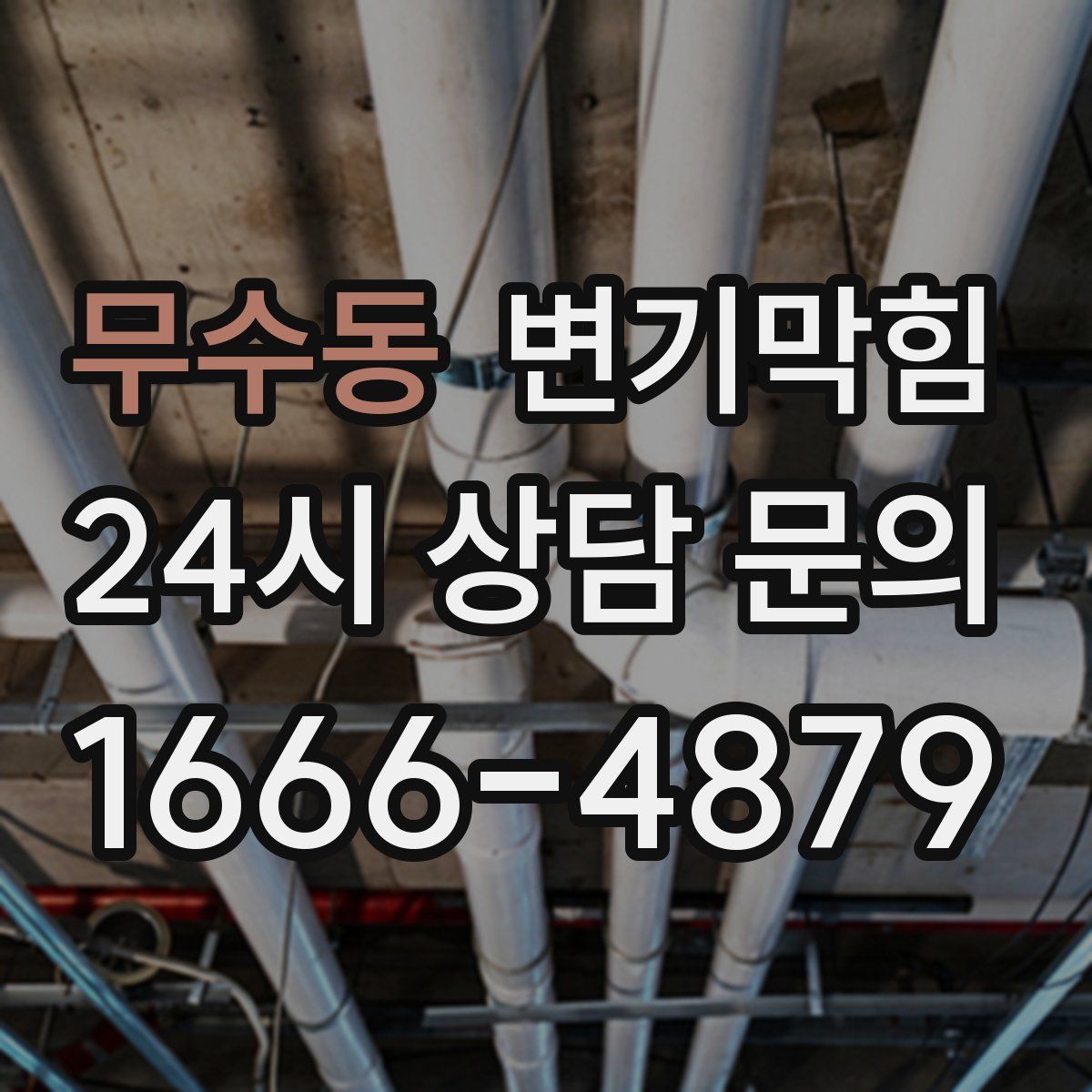 무수동 변기막힘