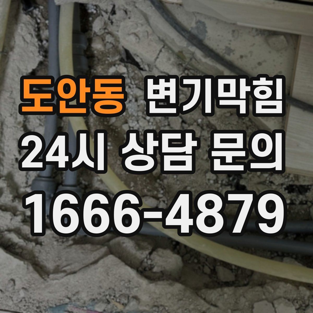 도안동 변기막힘 미용실 화장실역류 무향 소독 마무리