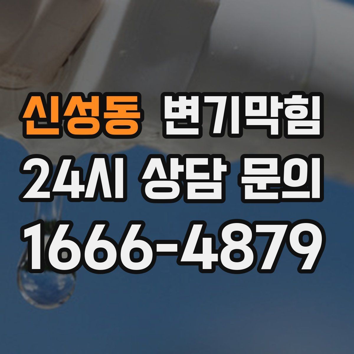 신성동 변기막힘 변기뚫는업체 도착 전 임시 조치법